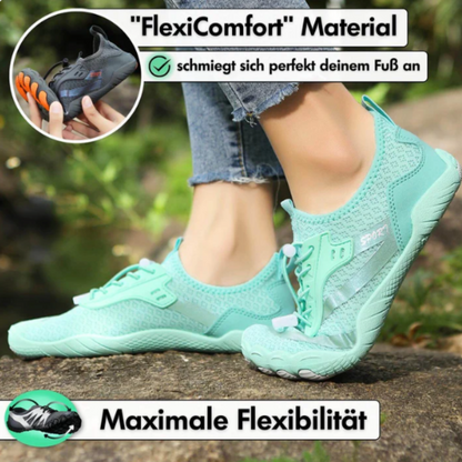 Bequeme Barfußschuhe für Frauen Natürlich Lederschuhe