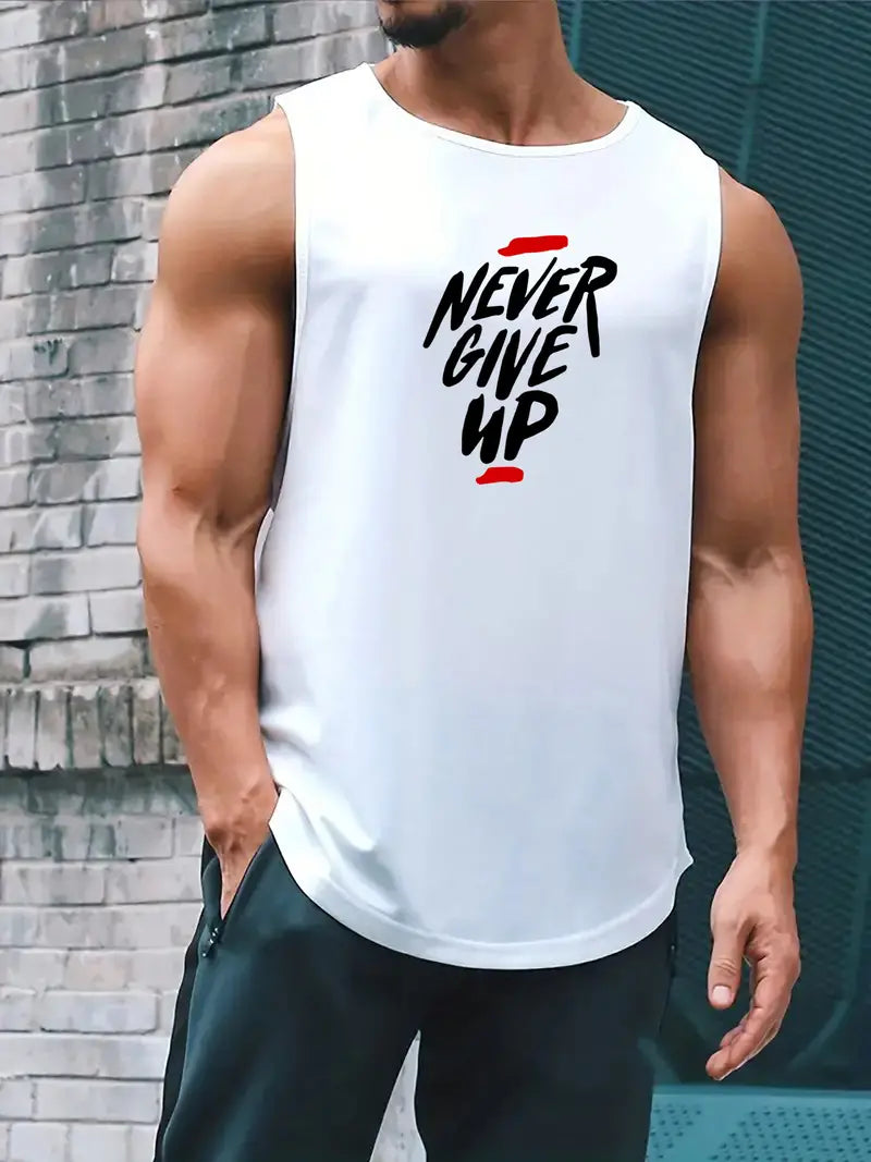 Herren Tanktop Mit Aufdruck Trendy Sommer