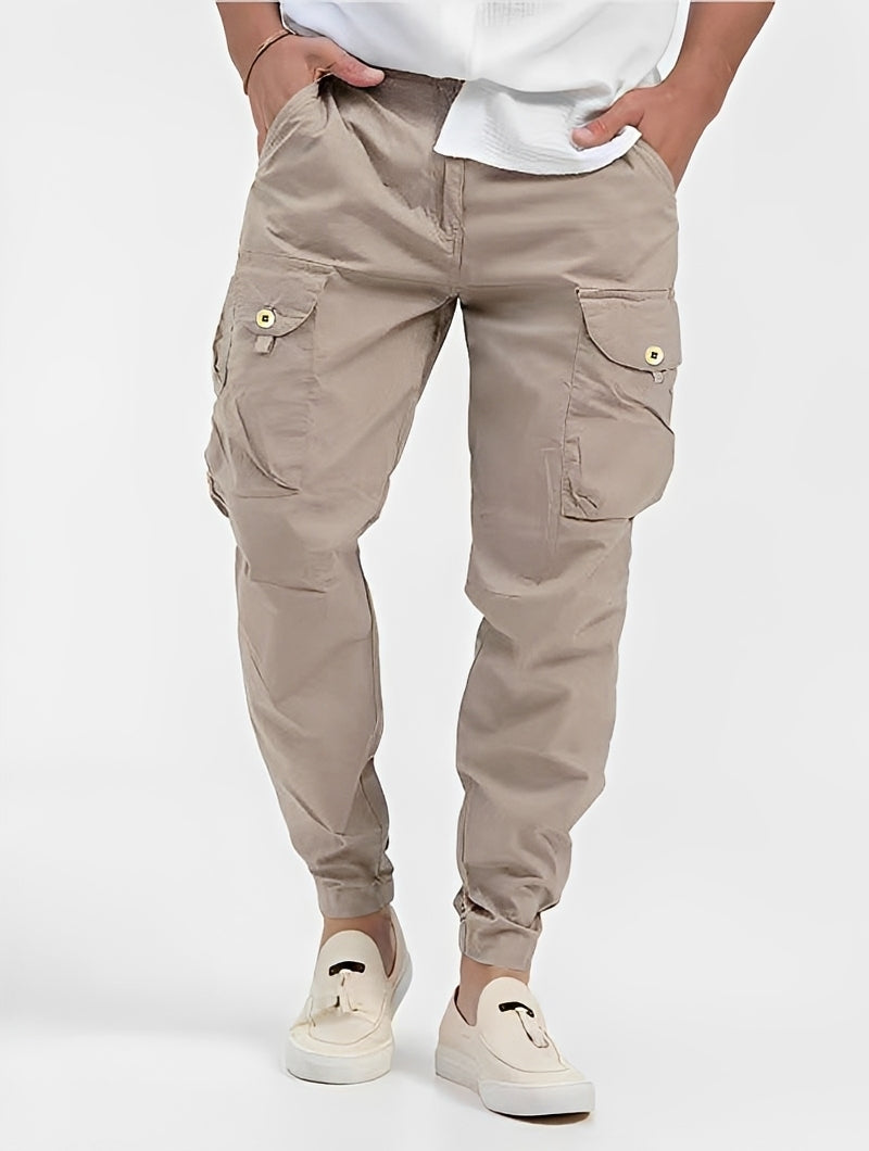 Herren Cargohose Bequem Lässig Freizeit - BerlinGlamour