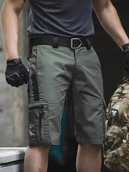 Herren Shorts Cargo Freizeit Shorts mit vielen Taschen