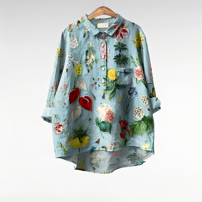 Frauen Bluse Vintage Style Trendig