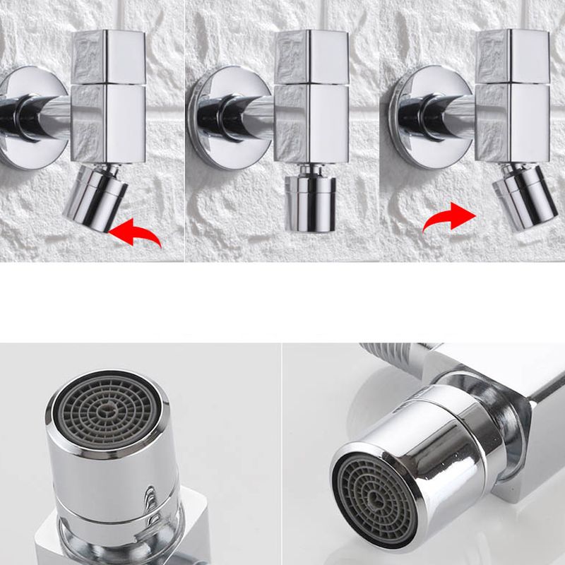 Wand-Wasserhahn Rund Modern Massiv-Messing Badezimmer
