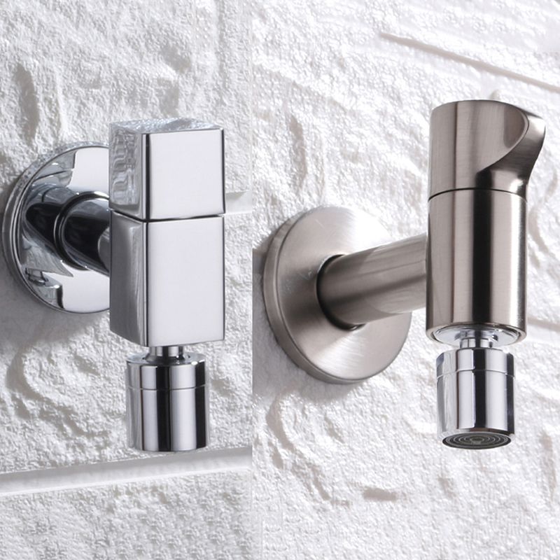 Wand-Wasserhahn Rund Modern Massiv-Messing Badezimmer