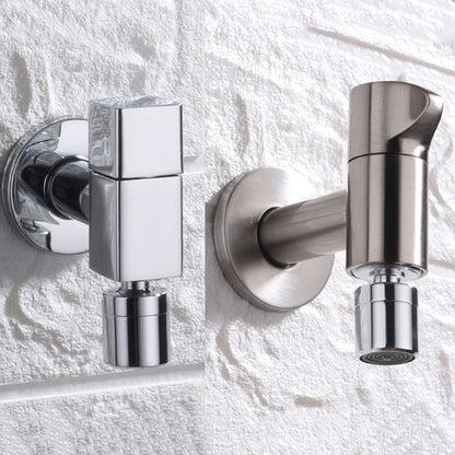Wand-Wasserhahn Rund Modern Massiv-Messing Badezimmer