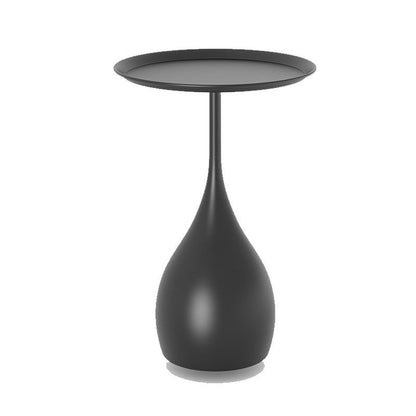 Runder Metalltisch Moderner Beistelltisch Sockel Design