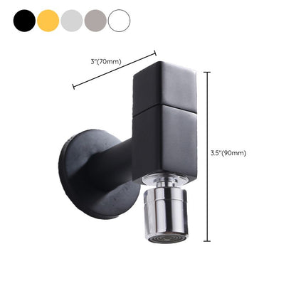 Wand-Wasserhahn Rund Modern Massiv-Messing Badezimmer