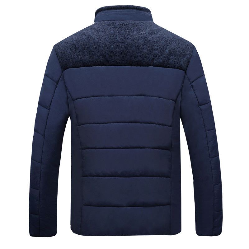 Herren Übergangsjacke Gefüttert Warm Hochkragen