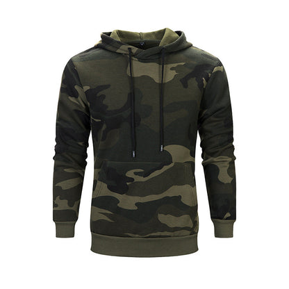 Herren Kapuzenpullover Camouflage Warm Kuschelig
