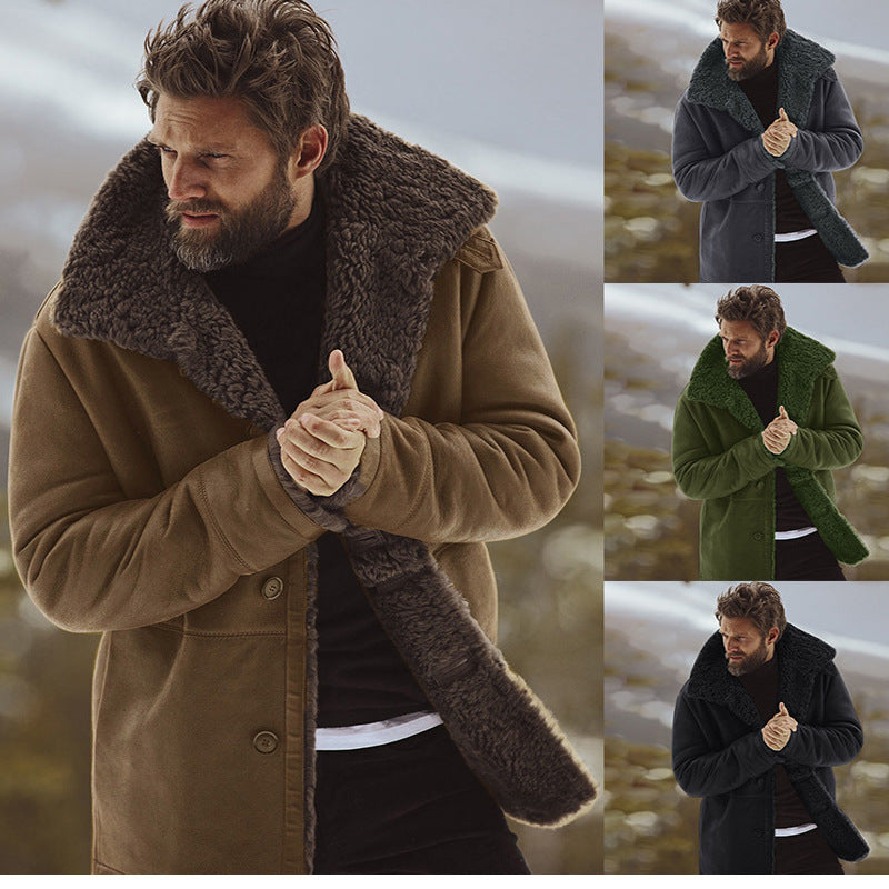 Herren Oversize Mantel Kuschelig Warm Berlin Style - BerlinGlamour