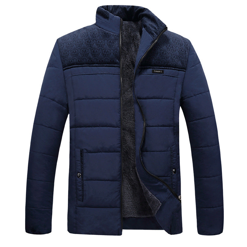 Herren Übergangsjacke Gefüttert Warm Hochkragen - BerlinGlamour