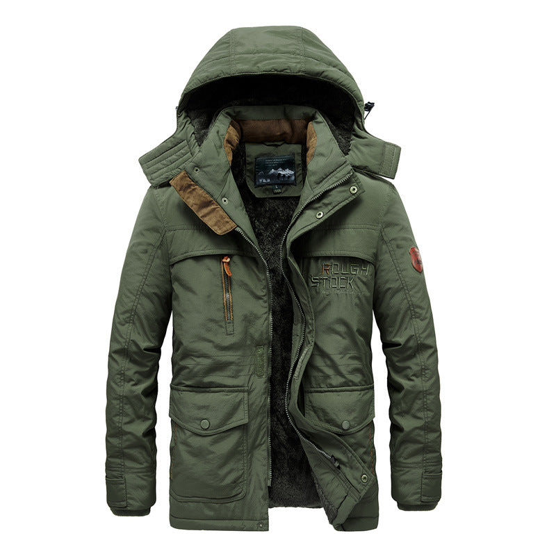 Warme Winterjacke Isoliert Kapuze Innenfutter - BerlinGlamour