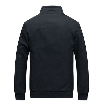 Herren Utility-Jacke Modern mit Viel Taschen