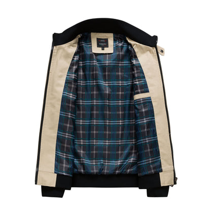 Herren Utility-Jacke Modern mit Viel Taschen
