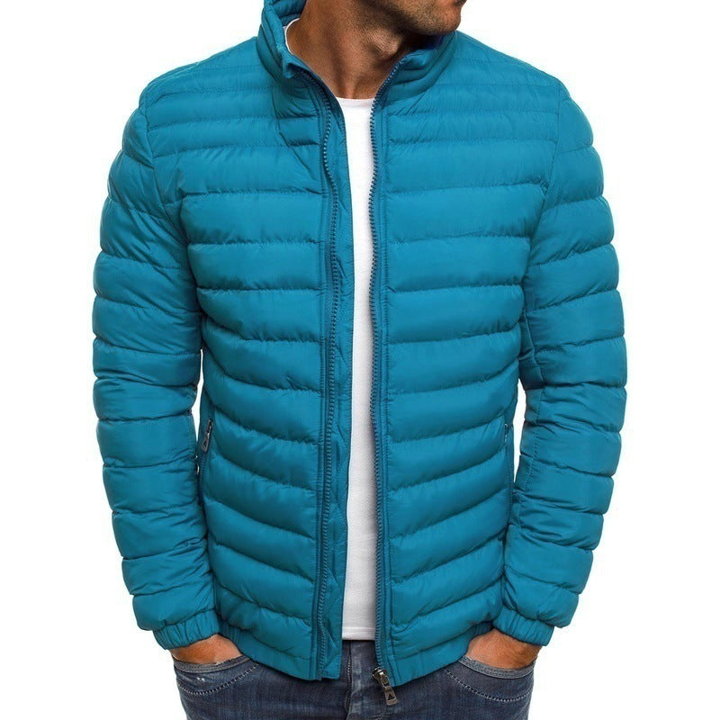 Herren Steppjacke Leicht Gesteppt Warm