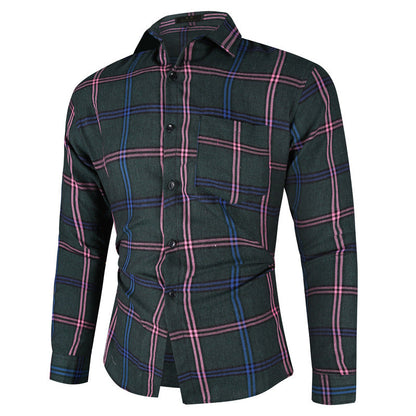 Herren Flanellhemd kariert modern Berlin Style