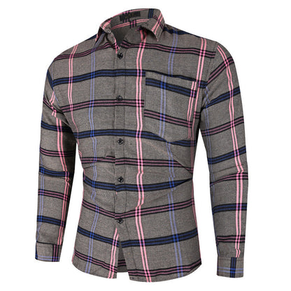Herren Flanellhemd kariert modern Berlin Style