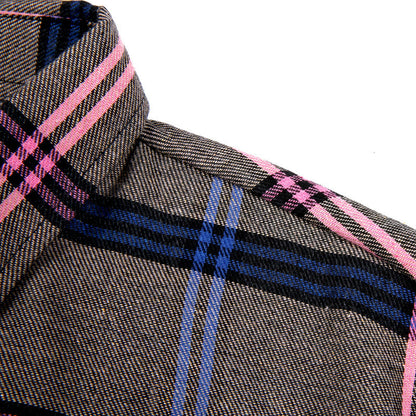 Herren Flanellhemd kariert modern Berlin Style