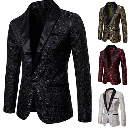 Herren Blazer Elegant Satiniert Berlin Style