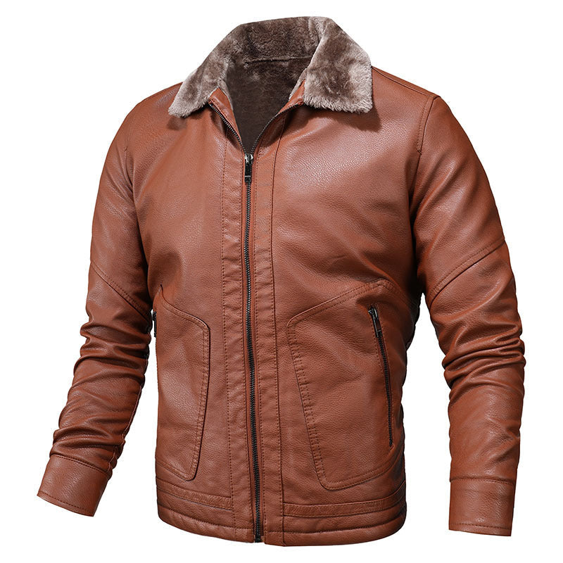 Lederjacke Herren Elegante Lederjacke Weiches Futter - BerlinGlamour