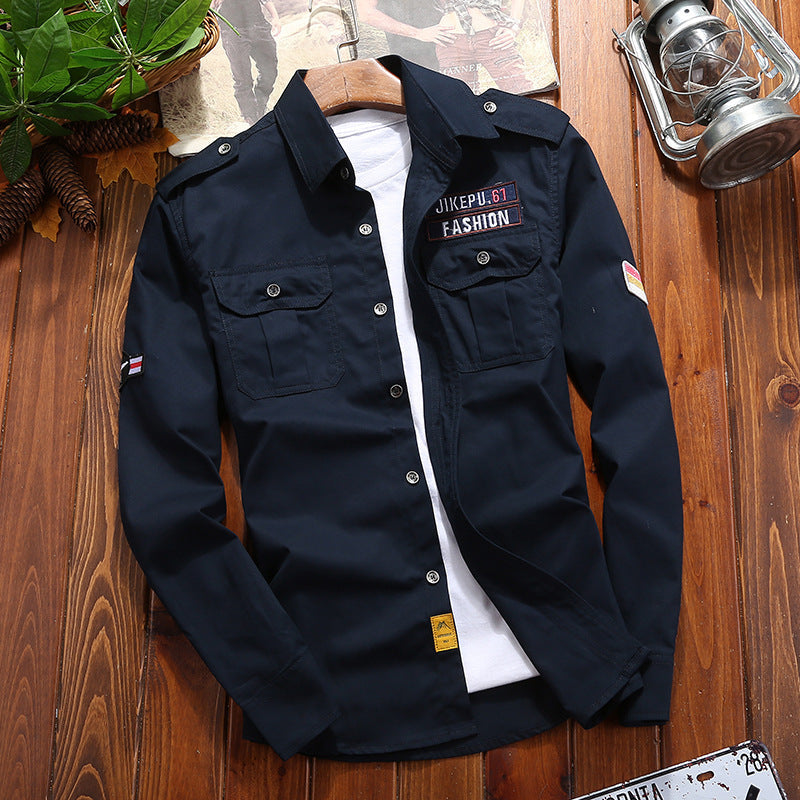 Herren Cargo Hemd Robust Funktional