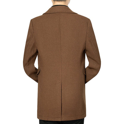 Herren Mantel Elegent Moderner Wintermantel Berlin Style