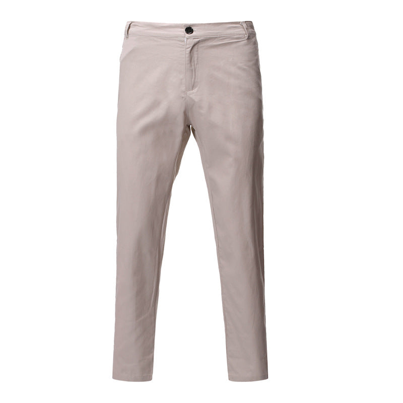 Herren Chino Hose Modern Bequem Elastisch