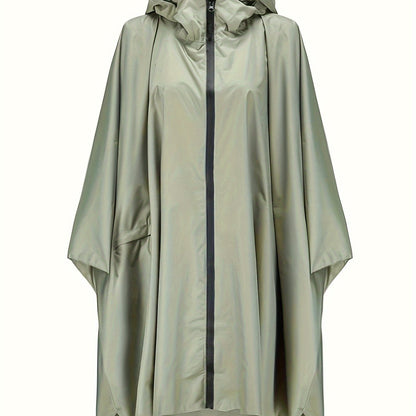 Wasserdichter Regenponcho mit Kapuze Berlin Style