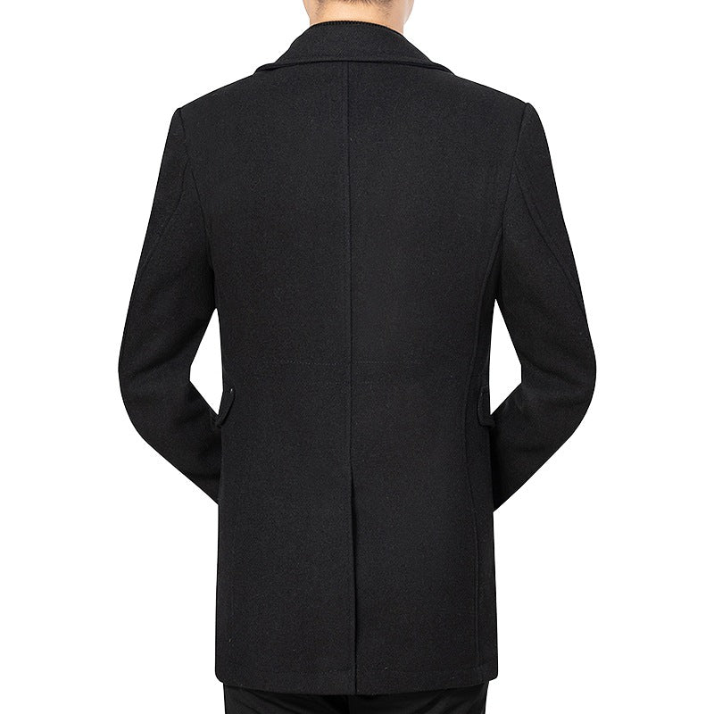 Herren Mantel Elegent Moderner Wintermantel Berlin Style