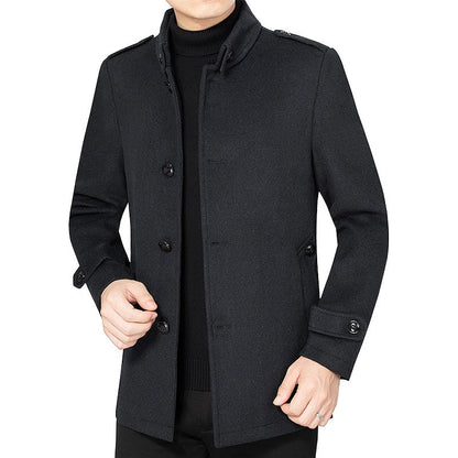 Herren Jacke Elegant Hochkragen Modern Berlin Style