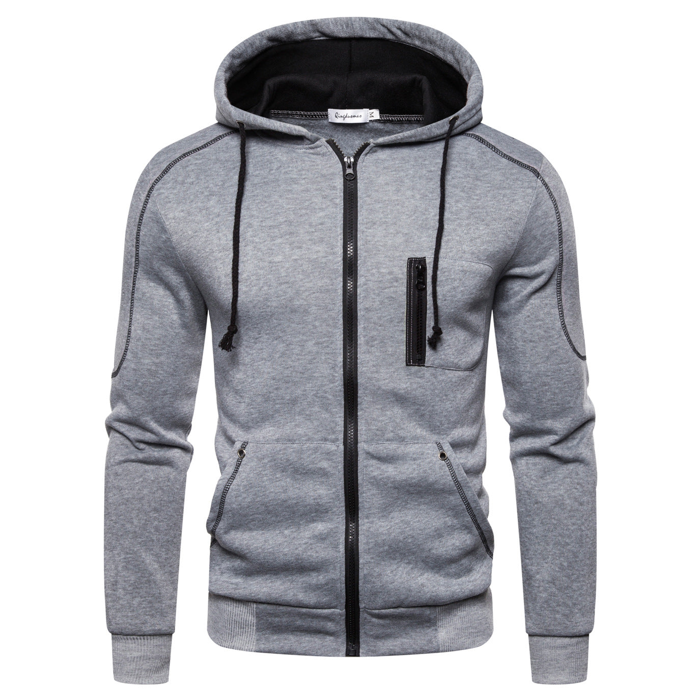 Herren Kapuzenjacke Sportlich Atmungsaktiv mit Taschen