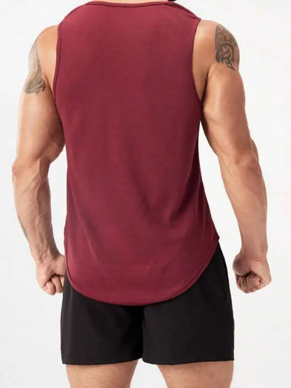 Herren Tanktop Mit Aufdruck Trendy Sommer
