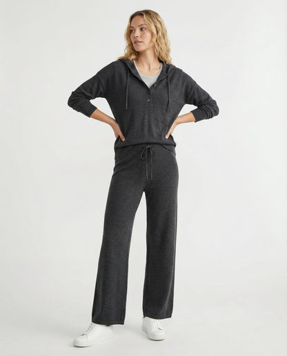 Damen Kapuzenshirt Jogginghose Set Weich Baumwolle - BerlinGlamour