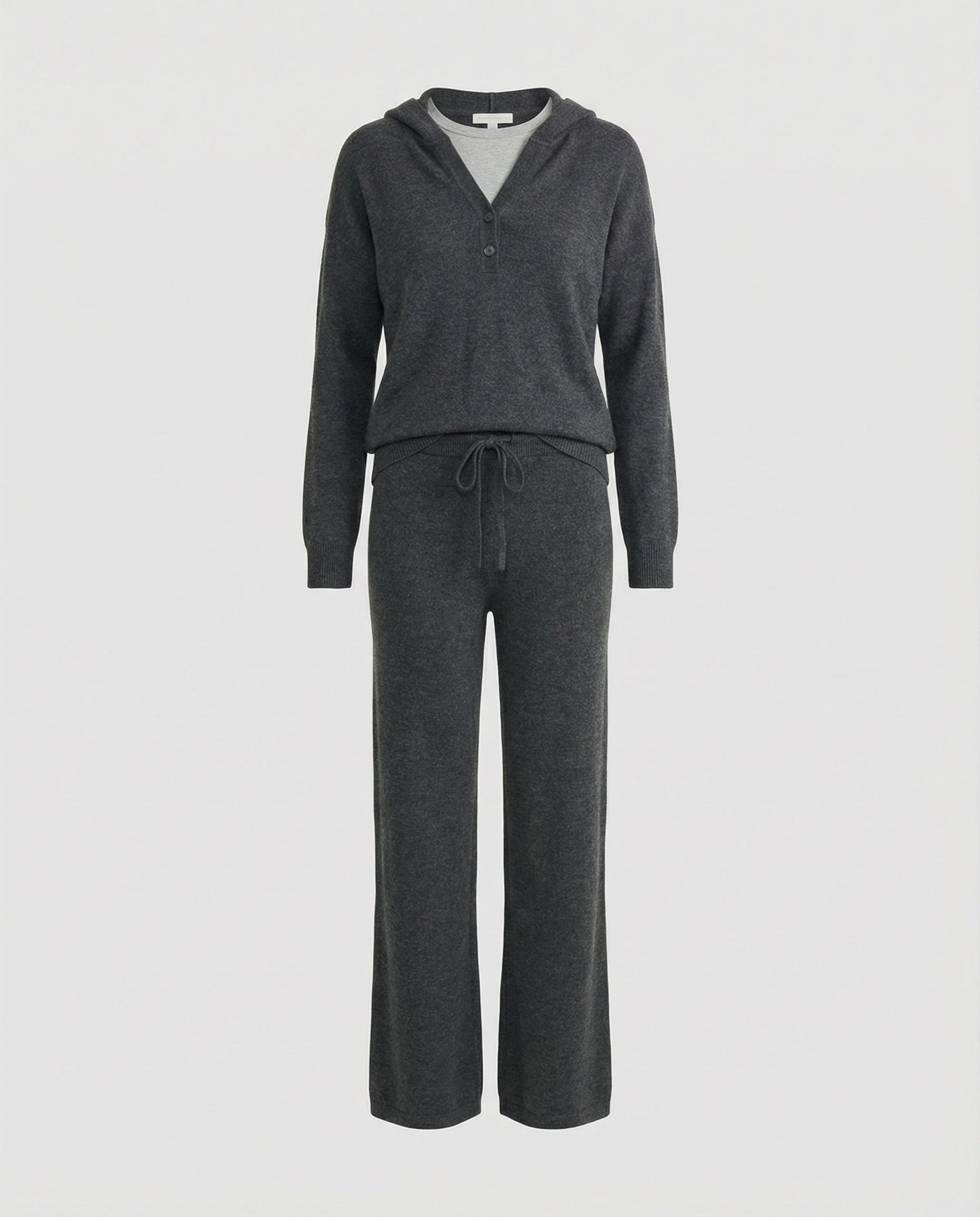 Damen Kapuzenshirt Jogginghose Set Weich Baumwolle