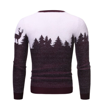 Herren Pullover Motivprint Berlin Glamour Trendig