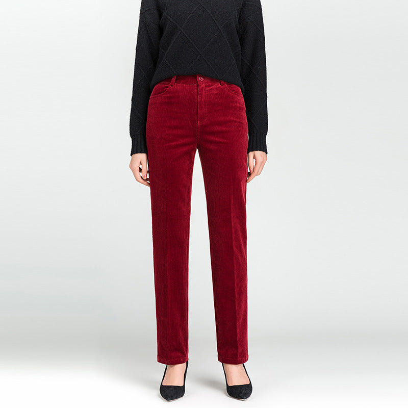 Damen Hose Elegant Gerade Slim Fit - BerlinGlamour