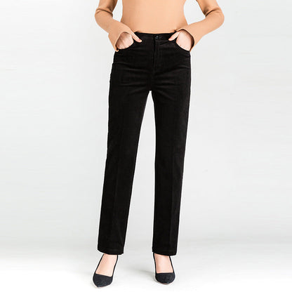 Damen Hose Elegant Gerade Slim Fit