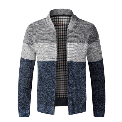 Herren Strickcardigan Modern Sportlich Oversized