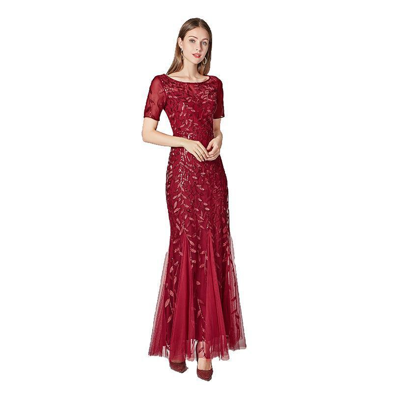 BerlinGlamour Spitzen-Abendkleid