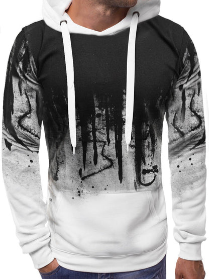 Männer Kapuzenpullover Graffiti Design Berlin Style
