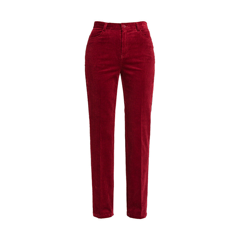 Damen Hose Elegant Gerade Slim Fit