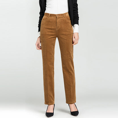 Damen Hose Elegant Gerade Slim Fit