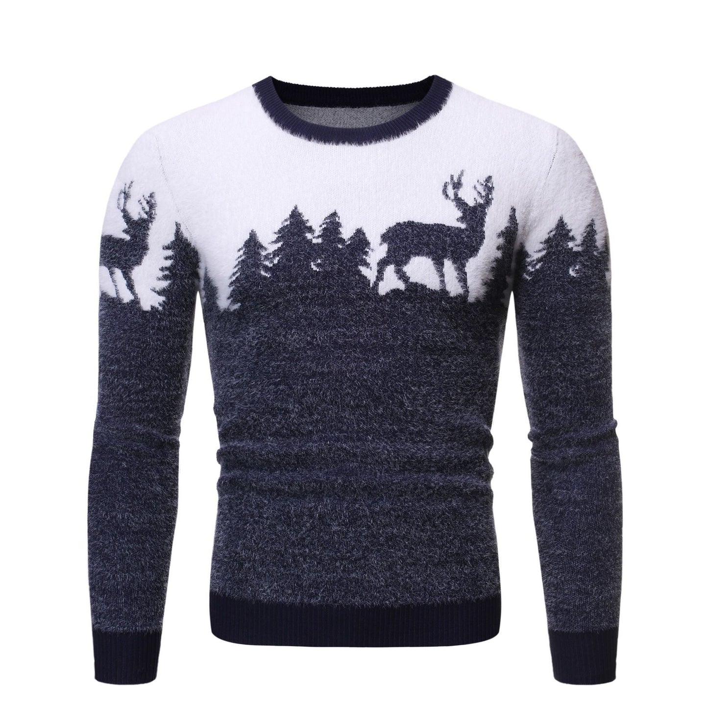 Herren Pullover Motivprint Berlin Glamour Trendig