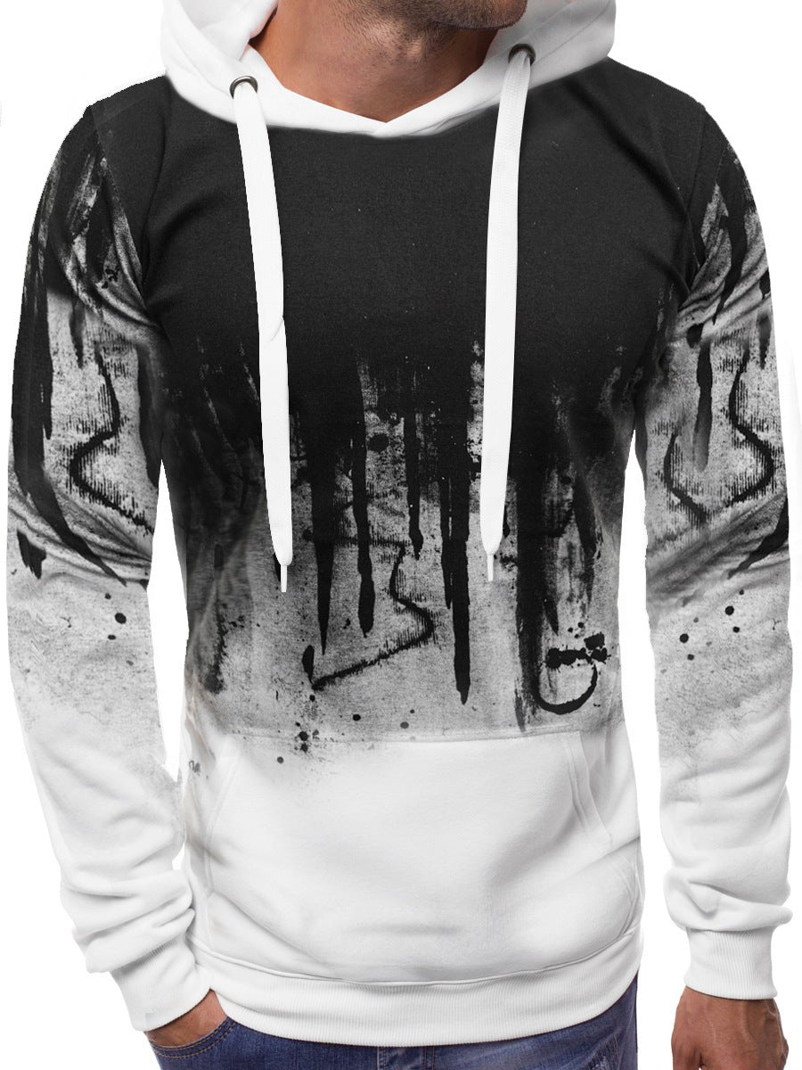 Männer Kapuzenpullover Graffiti Design Berlin Style