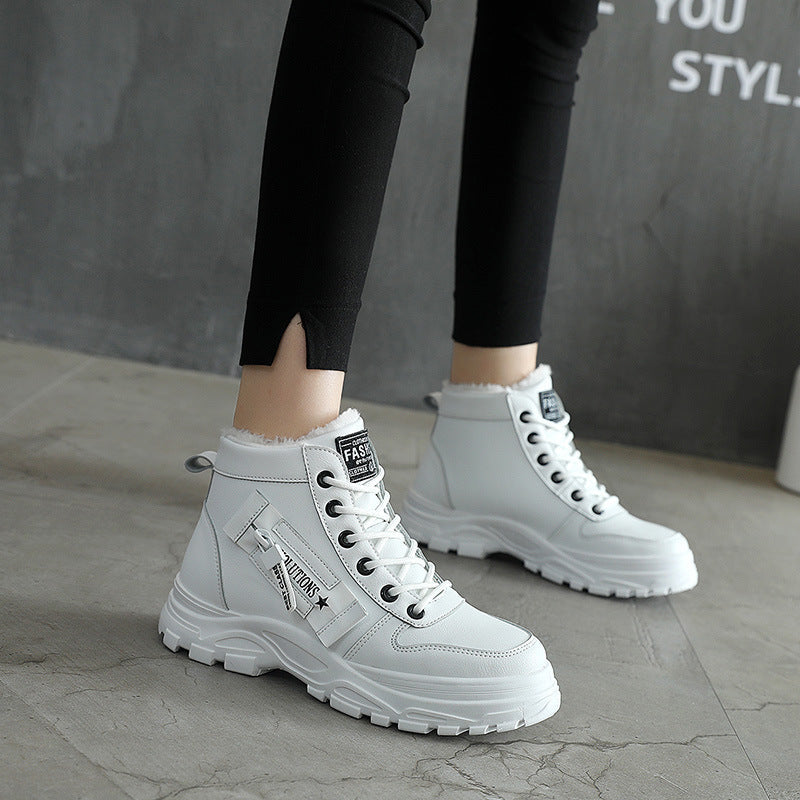 Damen Winter Sneaker Gefüttert Rutschfest