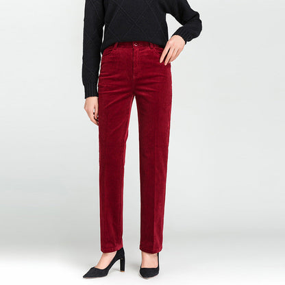 Damen Hose Elegant Gerade Slim Fit