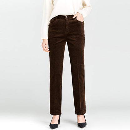 Damen Hose Elegant Gerade Slim Fit