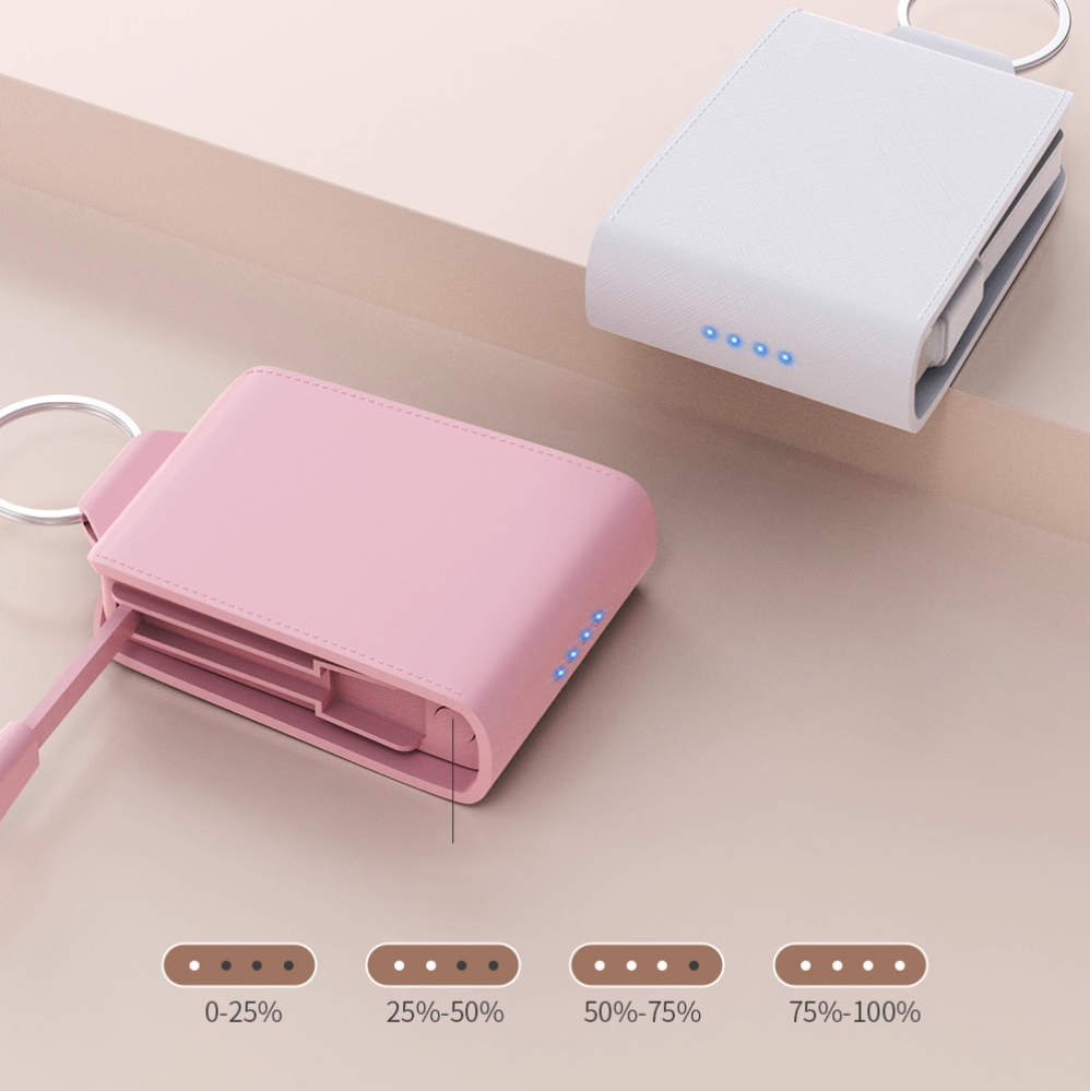 Kleine Powerbank Schlüsselanhänger Notfall Akku