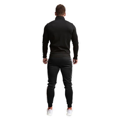 Herren Sportanzug Stehkragen Elastisch Modern