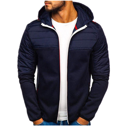Herren Winterjacke Funktionell Isoliert mit Kapuze