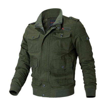 Herren Utility-Jacke Multifunktional Praktisch Modern